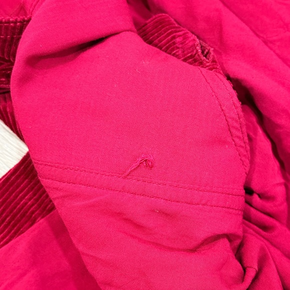 Free People Women’s Maroon Corduroy Jumper Dress Size 8 - Picture 9 of 10